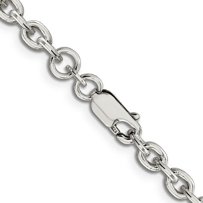 20 Inch Sterling Silver 4.5mm Cable Chain Necklace