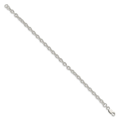 8 Inch Sterling Silver 4.5mm Cable Chain Bracelet