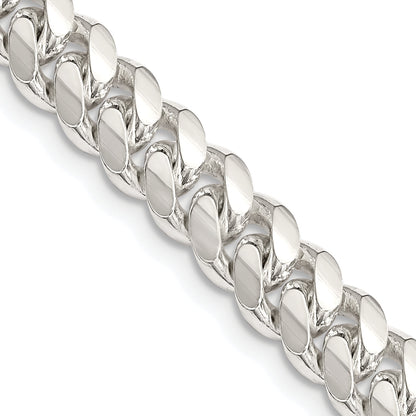20 Inch Sterling Silver 7.0mm Polished Domed Curb Chain Necklace