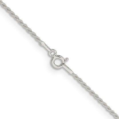 26 Inch Sterling Silver 1.3mm Solid Rope Chain Necklace