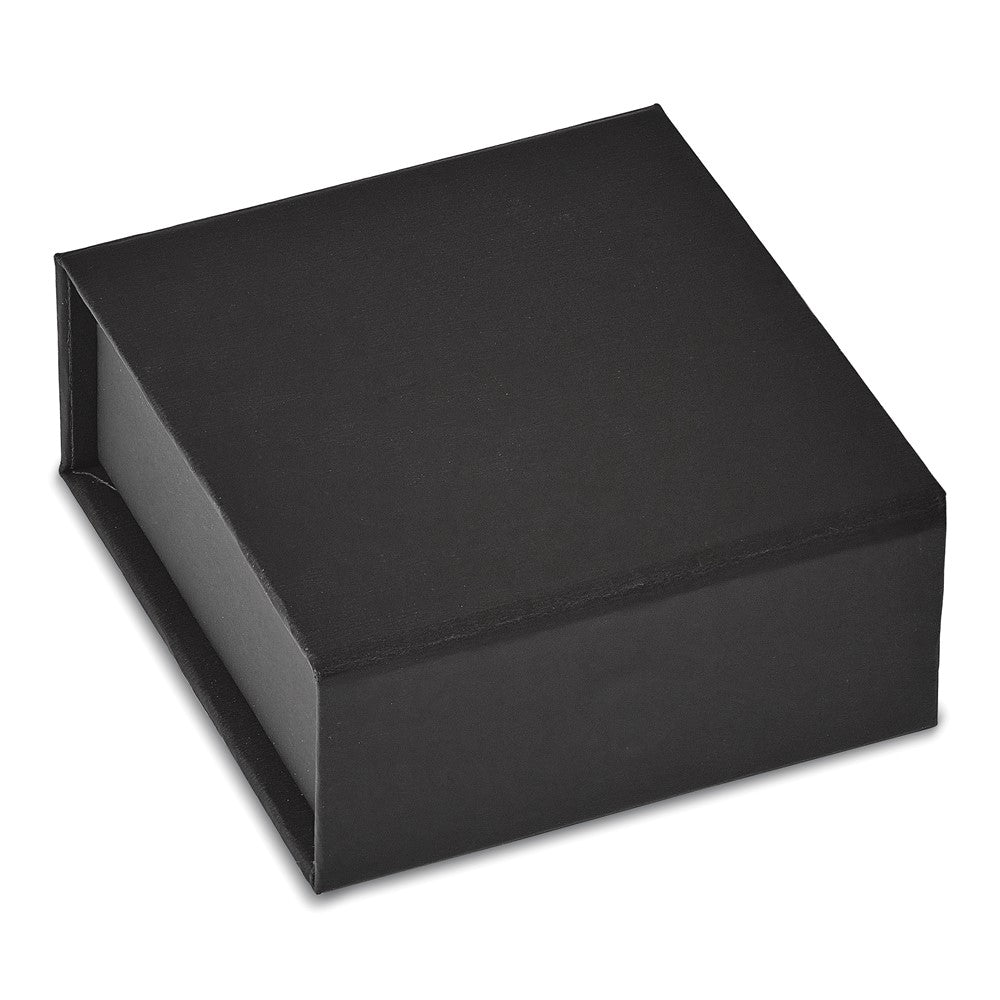 Sterling Silver Rh-Pl Ball/ 6-7mm Button Fwc Pearl/Cz Stud Ear Set