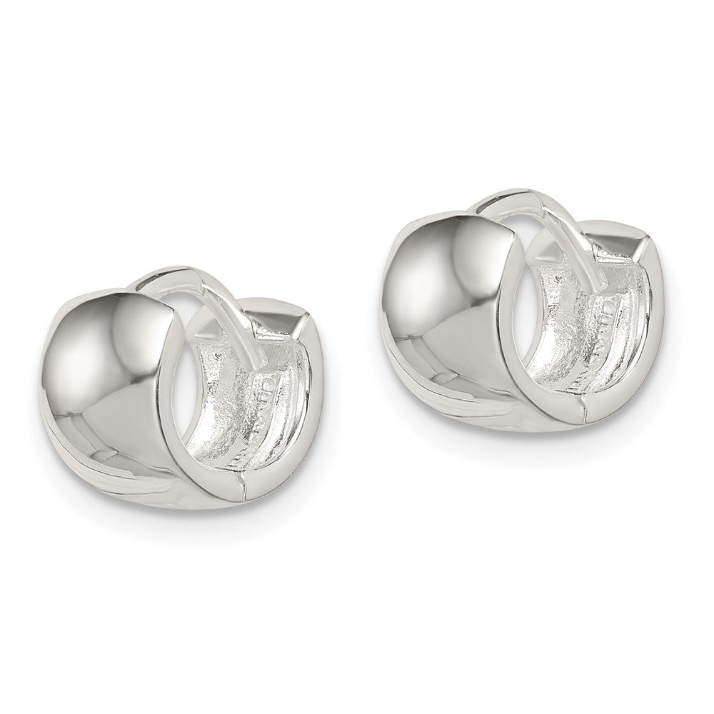 Sterling Silver Hinged Hoop Earrings