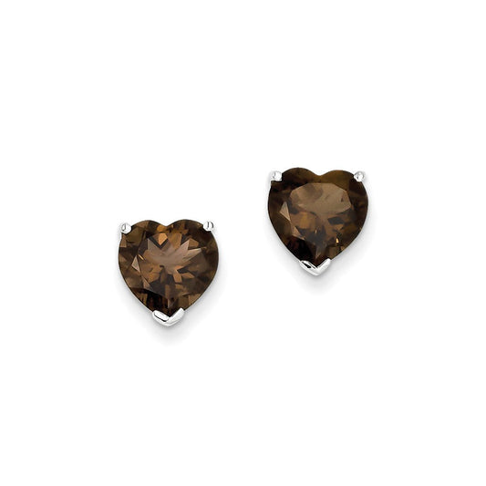 Sterling Silver Smoky Quartz Earrings