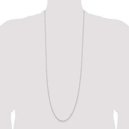 36 Inch Sterling Silver 1.5mm Rolo Chain Necklace