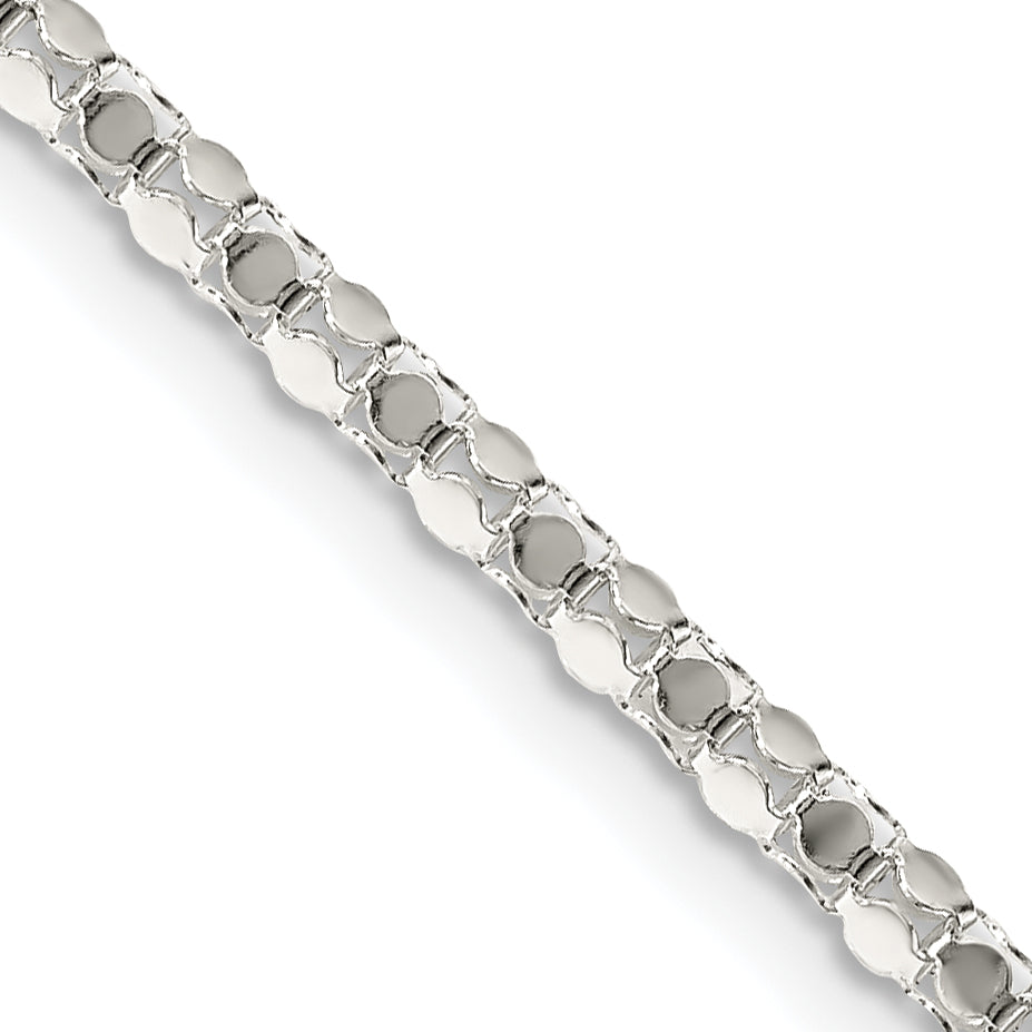 30 Inch Sterling Silver 2.5mm Popcorn Chain Necklace
