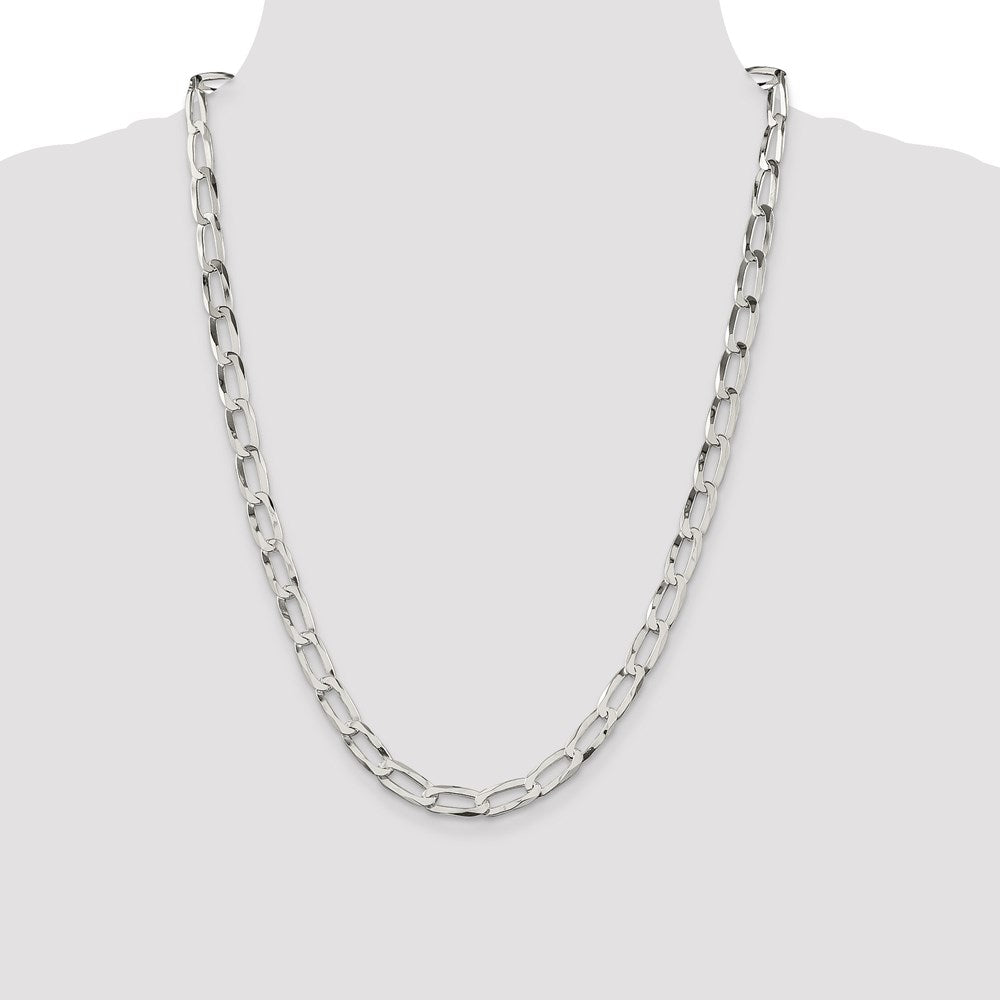 8 Inch Sterling Silver 7.15mm Bracelet