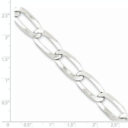 20 Inch Sterling Silver 10.25mm Elongated Open Link Chain