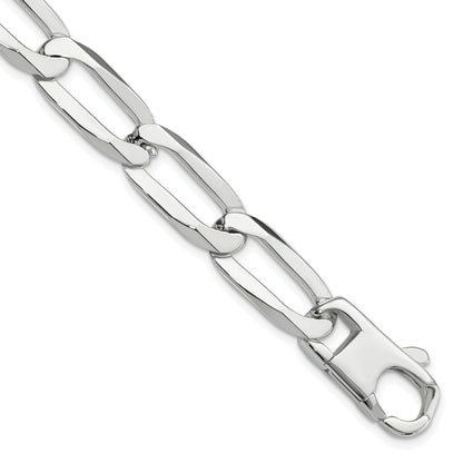 7.25 Inch Sterling Silver 10mm Link Bracelet