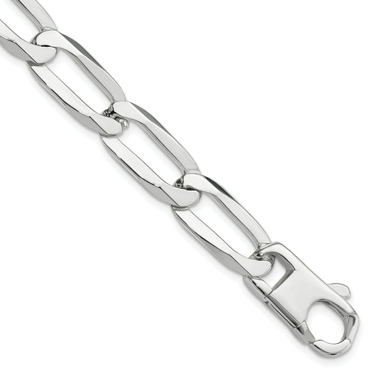 7.25 Inch Sterling Silver 10mm Link Bracelet