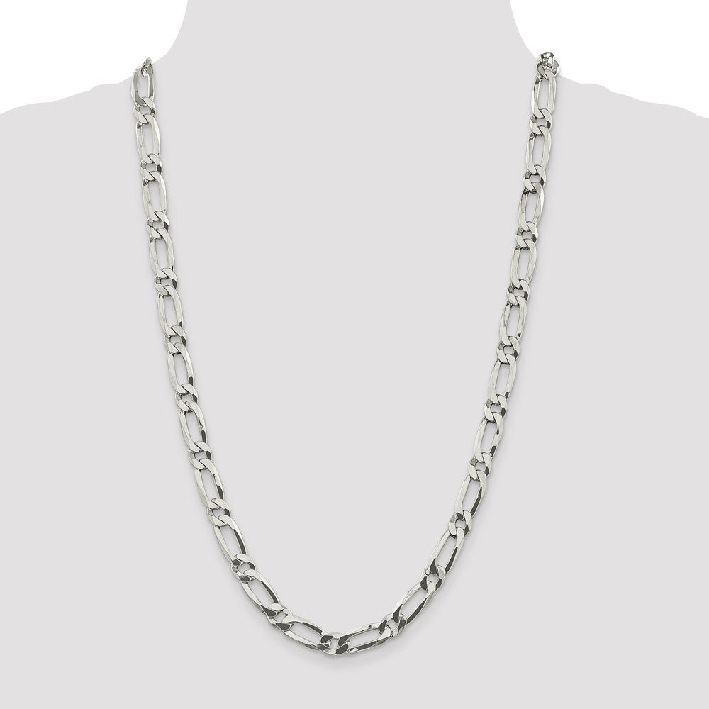 18 Inch Sterling Silver 8.1mm Chain