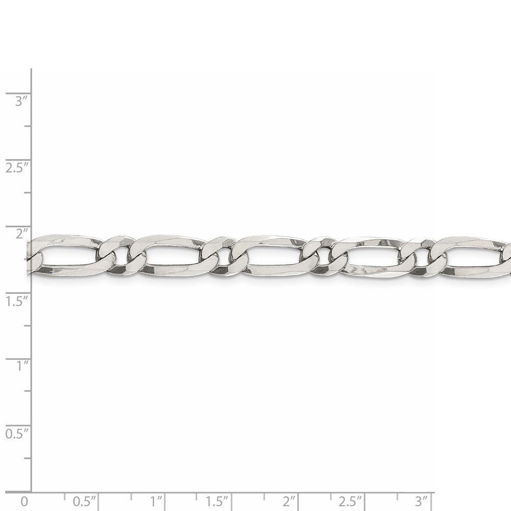 18 Inch Sterling Silver 8.1mm Chain