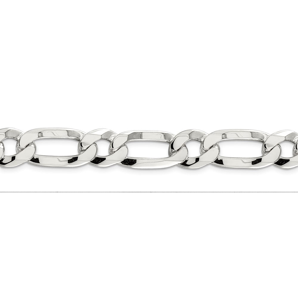 20 Inch Sterling Silver 12.25mm Elongated 1+1 Open Link Chain