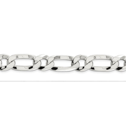 20 Inch Sterling Silver 12.25mm Elongated 1+1 Open Link Chain
