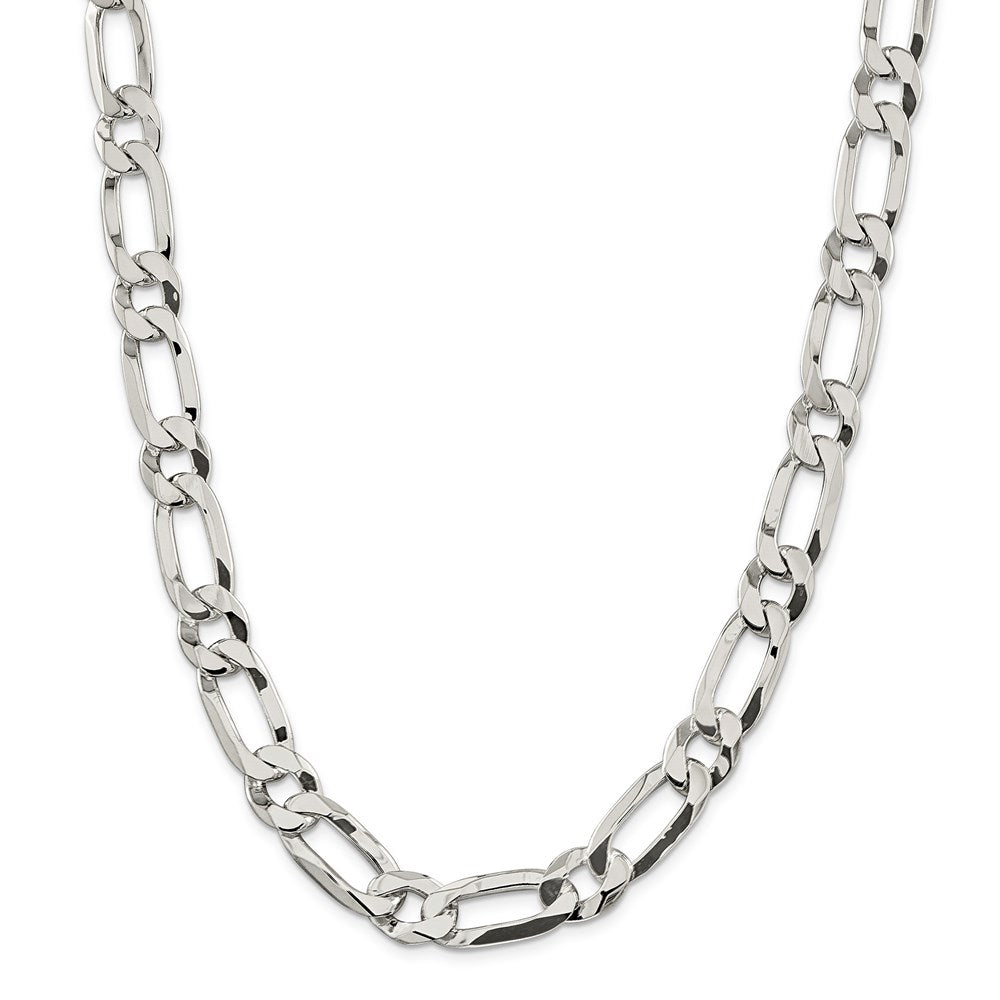20 Inch Sterling Silver 12.25mm Elongated 1+1 Open Link Chain