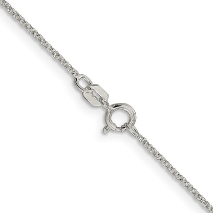 18 Inch Sterling Silver 1.1mm Rolo Chain Necklace