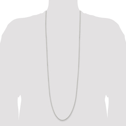 42 Inch Sterling Silver 2.6mm Round Box Chain Necklace