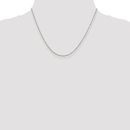 18 Inch Sterling Silver 1.95mm Loose Rope Chain Necklace