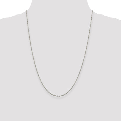 24 Inch Sterling Silver 1.95mm Loose Rope Chain Necklace