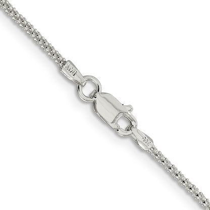 24 Inch Sterling Silver 1.6mm Corona Chain Necklace