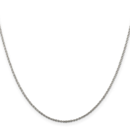 30 Inch Sterling Silver 1.3mm Loose Rope Chain Necklace