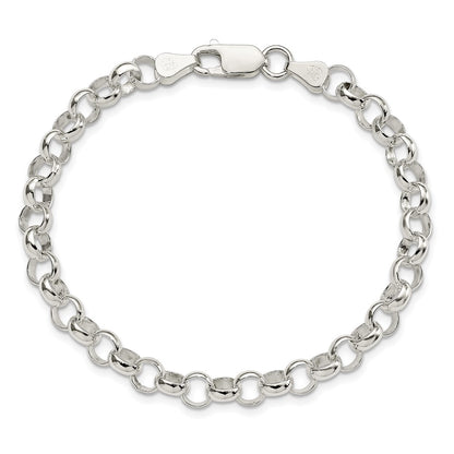 Sterling Silver 6.0mm Belcher Light Bracelet