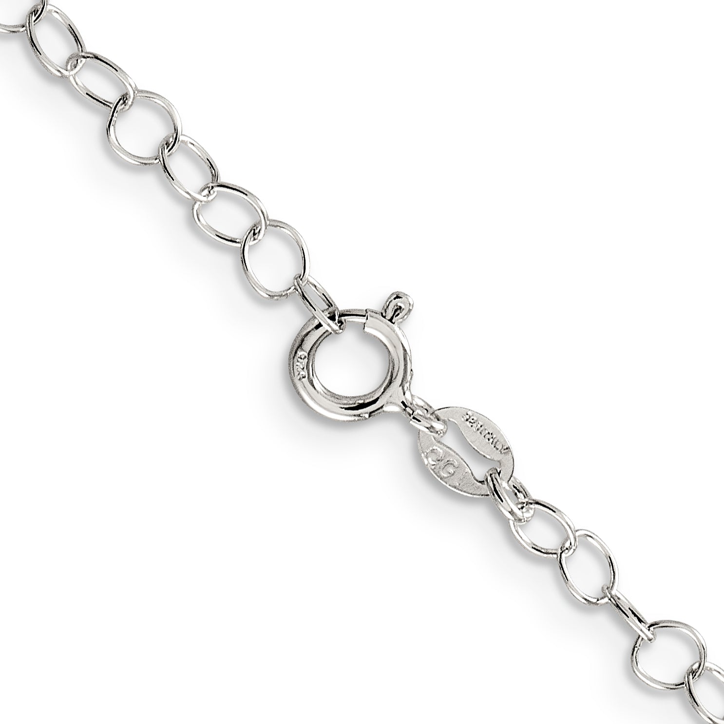 18 Inch Sterling Silver 3.5mm Fancy Cable Chain Necklace
