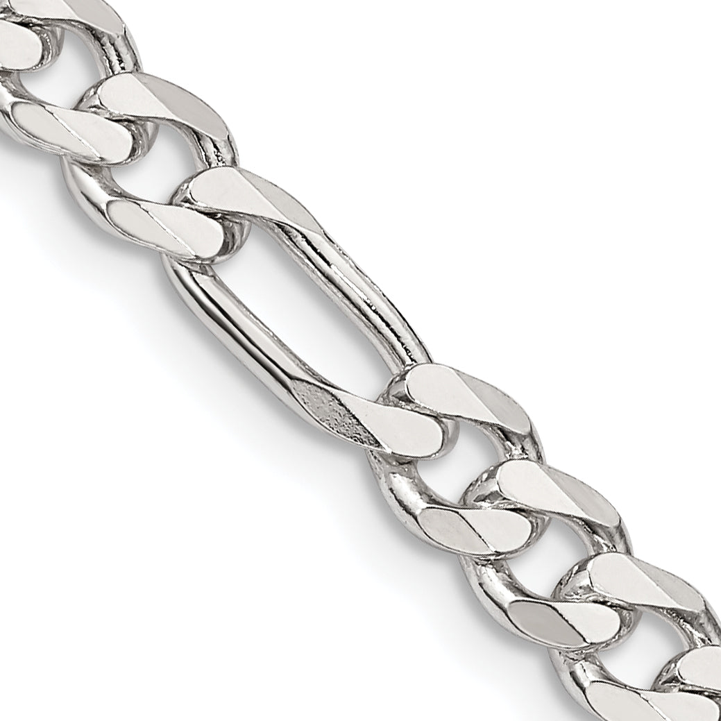 16 Inch Sterling Silver 5.5mm Figaro Chain Necklace