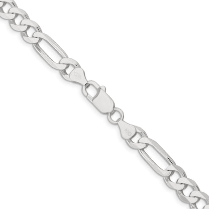 18 Inch Sterling Silver 7.5mm Figaro Chain Necklace