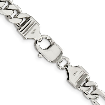 16 Inch Sterling Silver 8mm Figaro Chain Necklace
