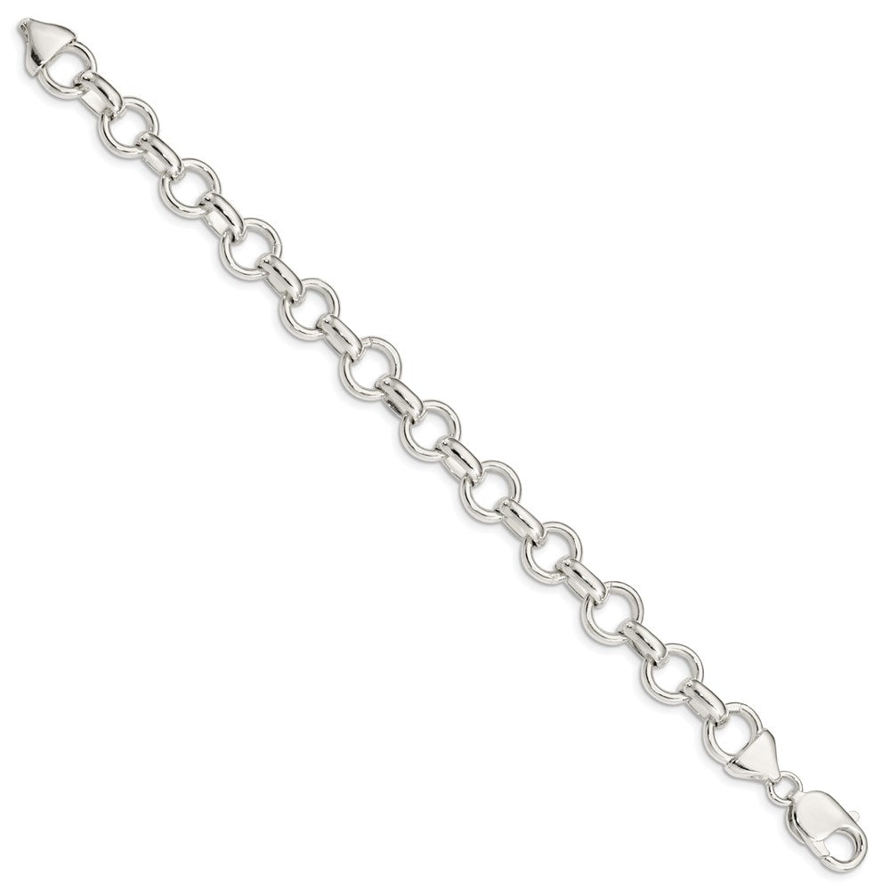 7.25 Inch Sterling Silver Link Bracelet