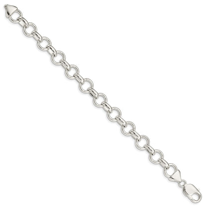 7.25 Inch Sterling Silver Link Bracelet