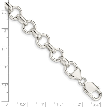 7.25 Inch Sterling Silver Link Bracelet