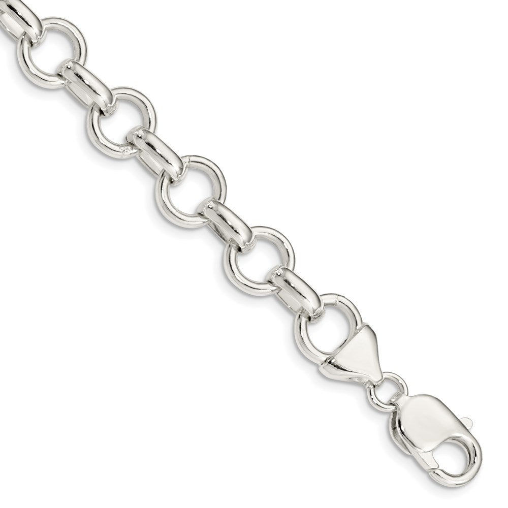 7.25 Inch Sterling Silver Link Bracelet