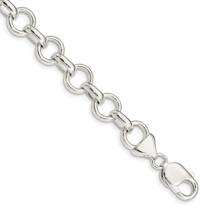 7.25 Inch Sterling Silver Link Bracelet