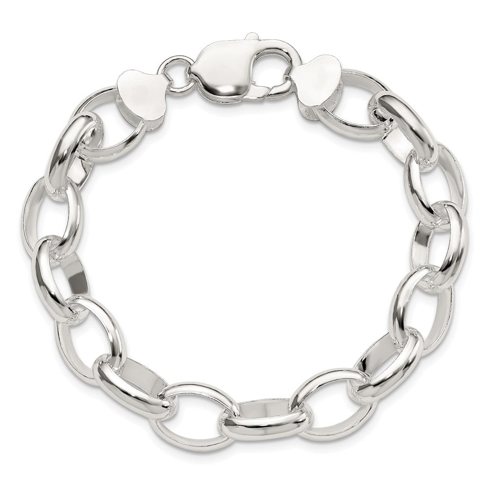 7.5 Inch Sterling Silver Rolo Bracelet