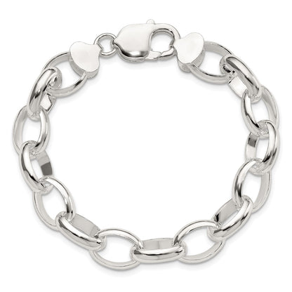 7.5 Inch Sterling Silver Rolo Bracelet