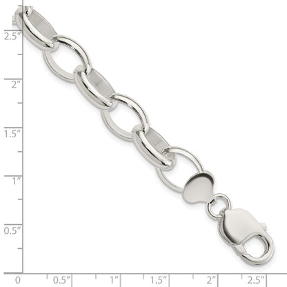 7.5 Inch Sterling Silver Rolo Bracelet