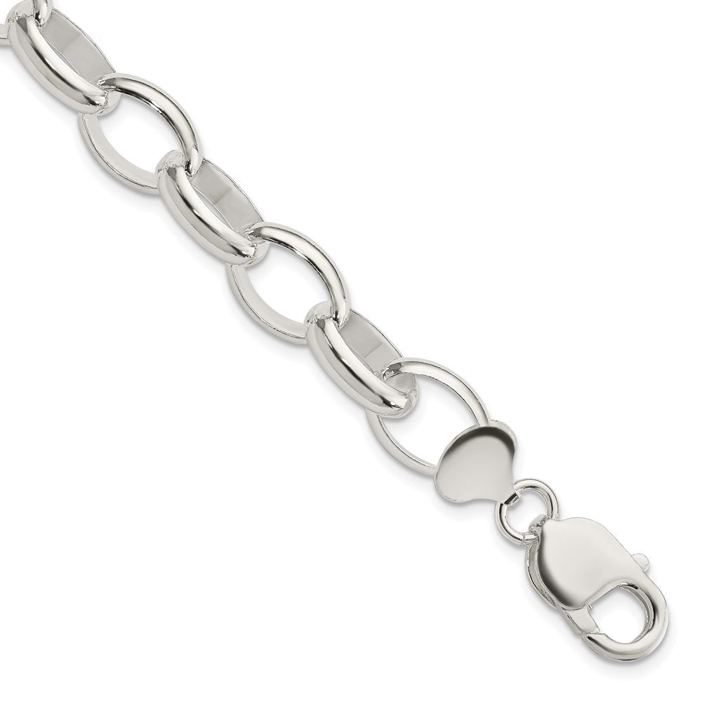 7.5 Inch Sterling Silver Rolo Bracelet