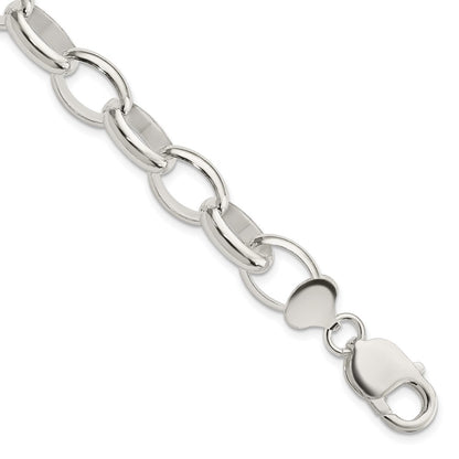 7.5 Inch Sterling Silver Rolo Bracelet