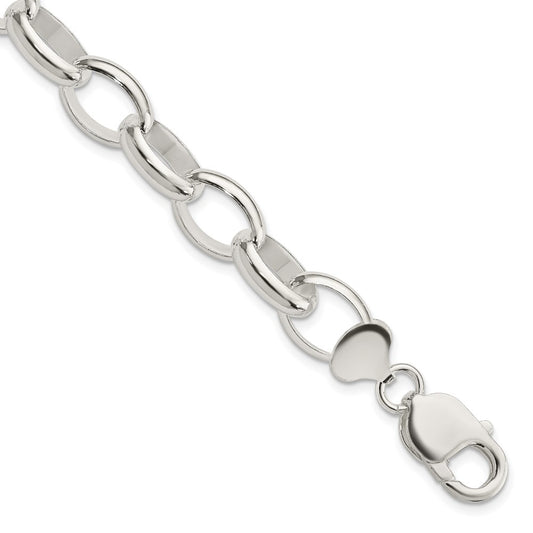 7.5 Inch Sterling Silver Rolo Bracelet
