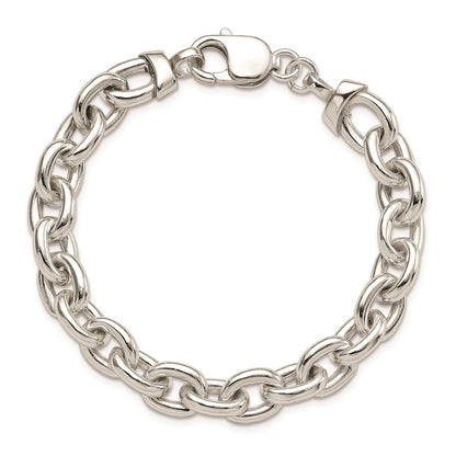 7.5 Inch Sterling Silver Fancy Link Bracelet