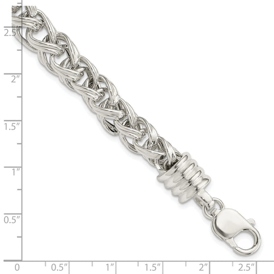 7.75 Inch Sterling Silver Fancy Bracelet