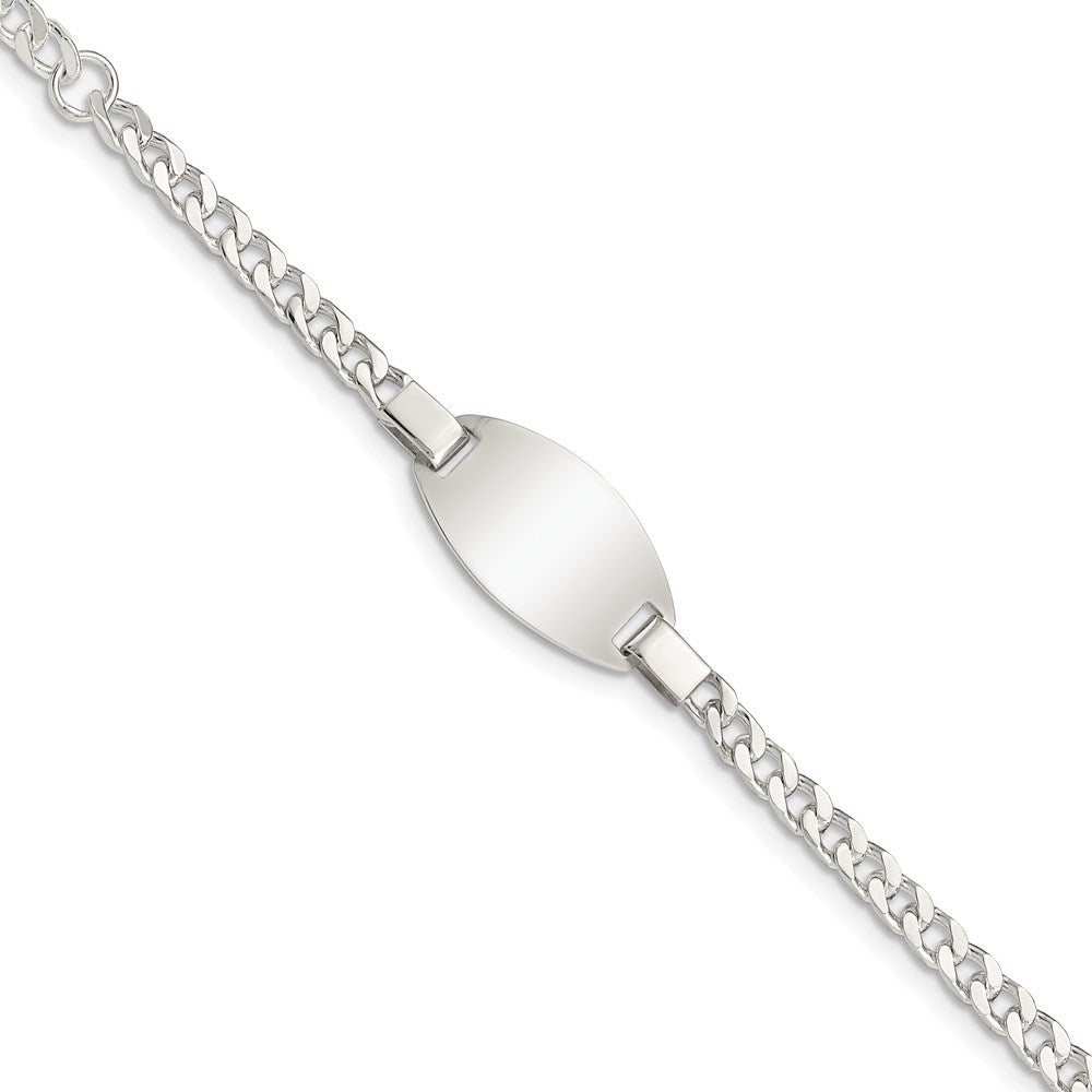 3 Inch Sterling Silver Childrens 5In Plus 1In Ext Id Bracelet