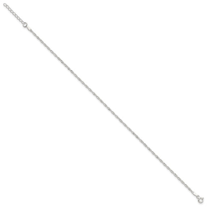 9 Inch Sterling Silver In Singapore Plus 1In Ext. Chain Anklet