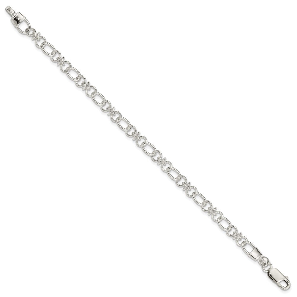 7.5 Inch Sterling Silver Fancy Bracelet