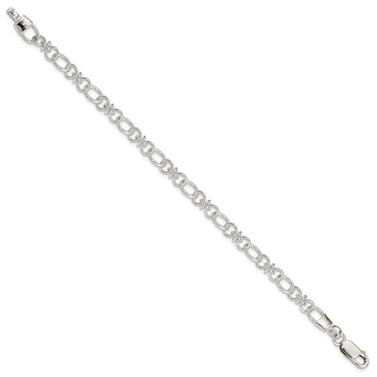 7.5 Inch Sterling Silver Fancy Bracelet