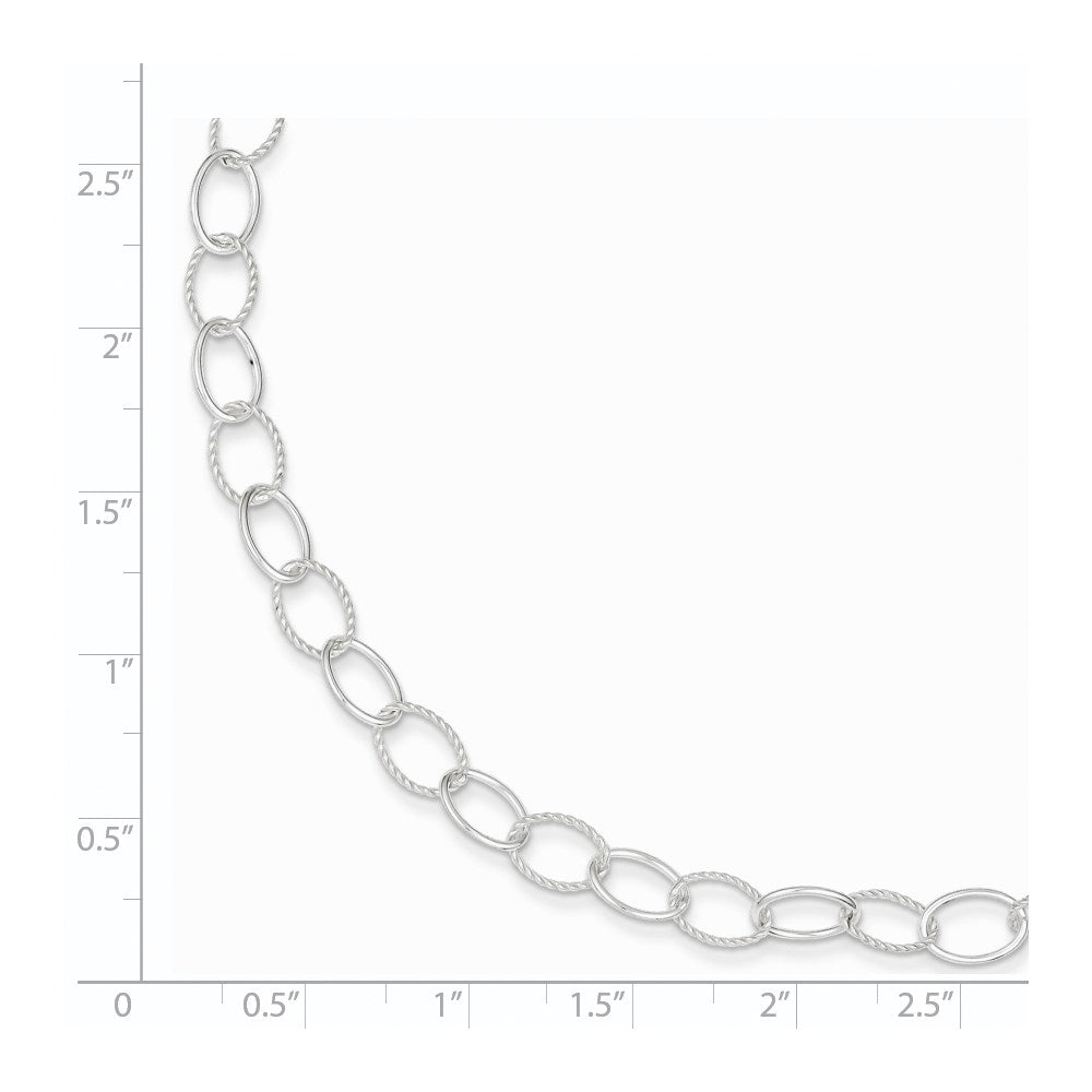 7.5 Inch Sterling Silver Fancy Bracelet