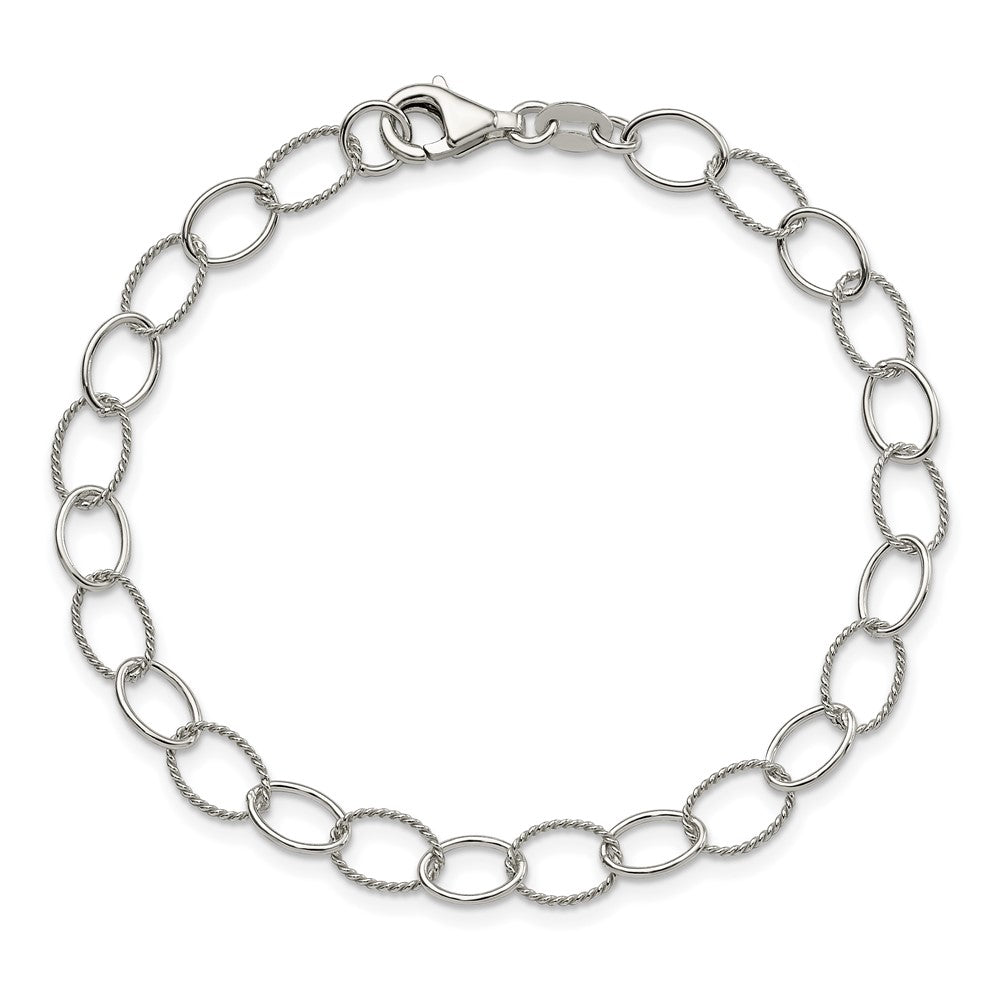 7.5 Inch Sterling Silver Fancy Bracelet