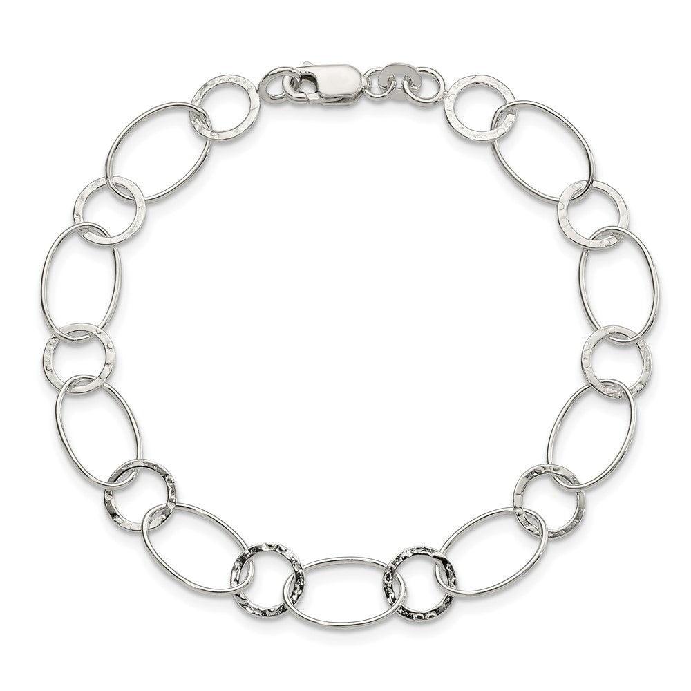 7.5 Inch Sterling Silver Fancy Bracelet