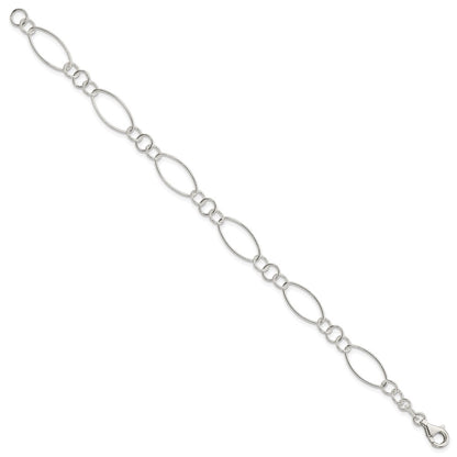 7.5 Inch Sterling Silver Fancy Bracelet